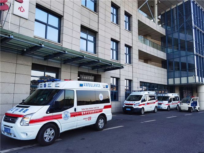 灵山救护车出租服务案例4